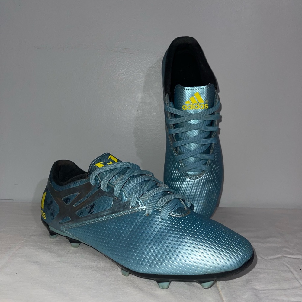 adidas Blue and Yellow Athletic Shoes